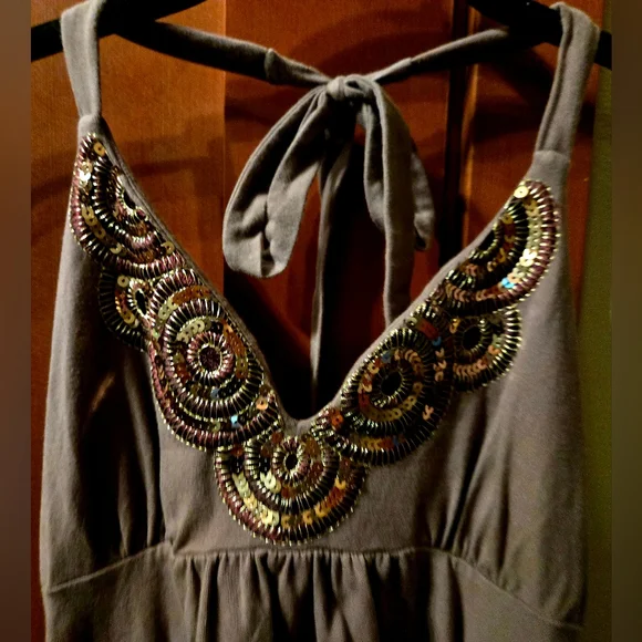 Embellished Halter Top - Picture 2 of 7